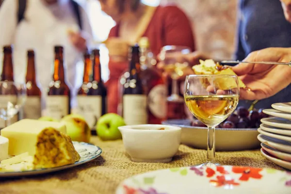 Cider circuits tasting sessions at Newton court Leominster